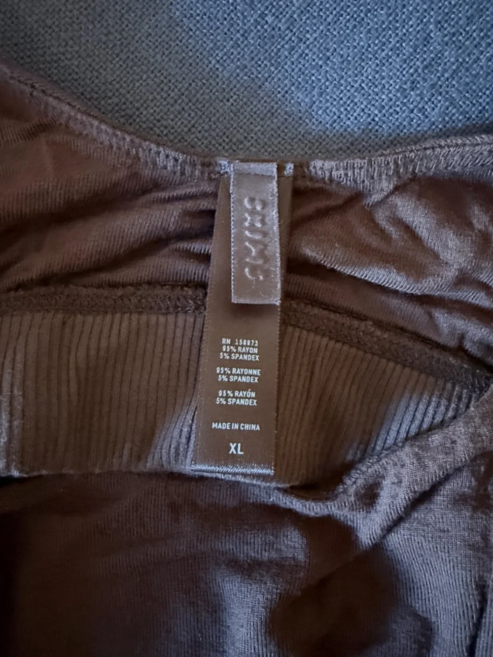 SKIMS Bralette in Chocolate Brown - Picture 2 of 5